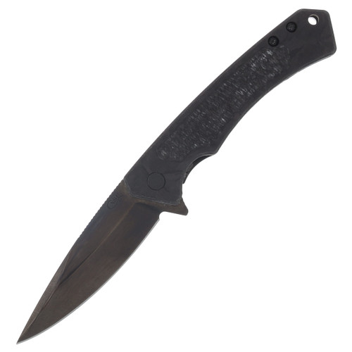 Case Marilla Folding Knife BLK/BLK Magnacut Blade Carbon Fiber Handle CA70983