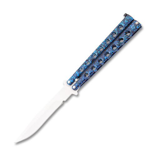 Balisong Blue Spatter