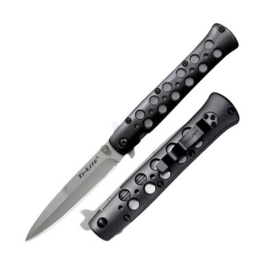 Cold Steel Ti-Lite Folding Knife 4in Plain Bead Blast Spear Point