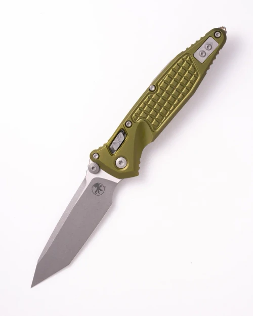 Microtech Socom RAM-LOK Folder T/E Apocalyptic Standard Frag Aluminum OD Green MT161RL10APFROD