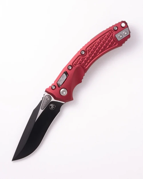 Microtech Amphibian Mini RAM-LOK Folder S/E Black Standard Frag Aluminum Merlot MT137MRL1FRMR