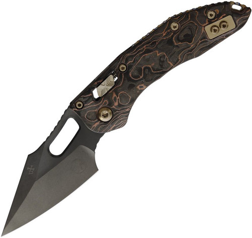Microtech Stitch RAM-LOK Folder Marfione Select DLC SW Livewire Carbon Fiber W/Flamed TI Accent MT169RL1DLCMS1
