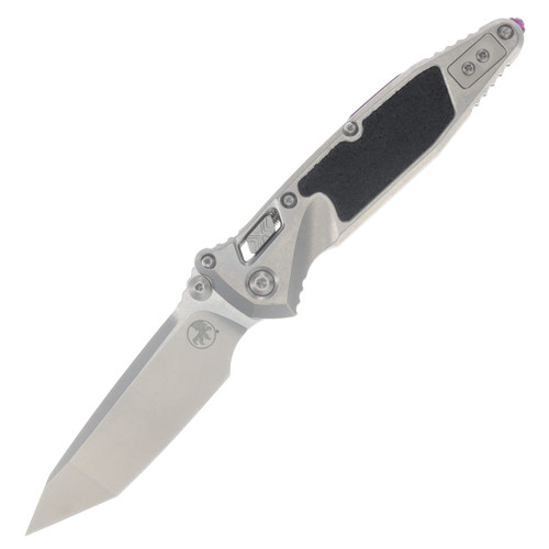 Microtech Socom RAM-LOK Folder T/E Marfione Select SW - SW TI W/Textured Inlay Purple TI Accents MT161RL10MS4