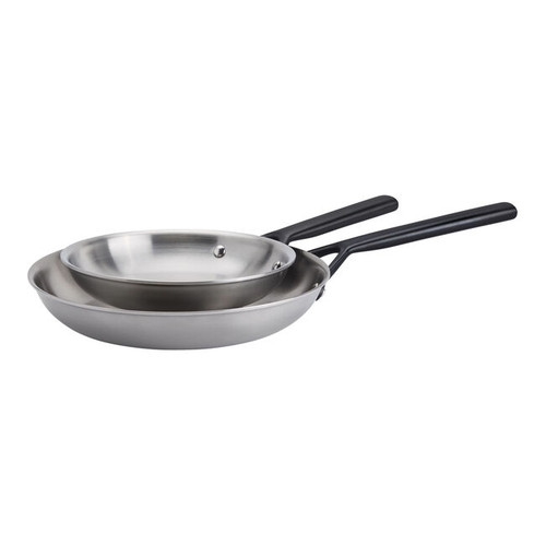 Henckels Milano 2 pc Stainless Steel Fry Pan Set