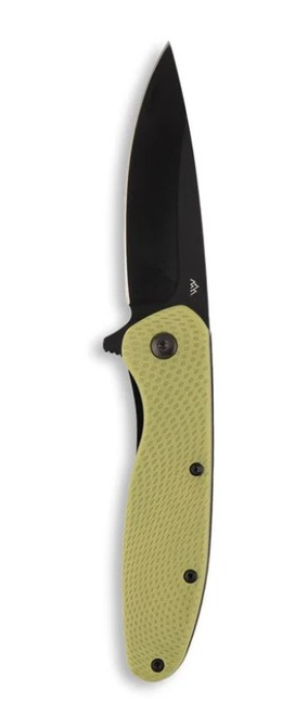 Outdoor Edge Viddux Linerlock AO Folder Green GFN Black 4Cr13MoV Blade OEVD-1C