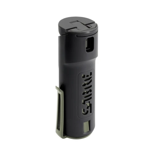 SABRE Fast Flip Top Pepper Spray with Belt Clip - Black