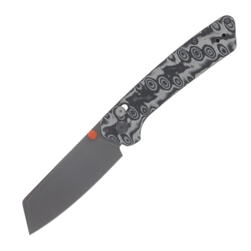 Kizer Mash Folding Knife Shipwreck Camo Carbon Handle Black PVD SW M390 Blade KI3699BSA3