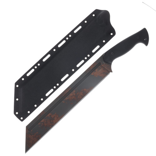 Work Tuff Gear Sea-X Fixed Blade SKS51 Copper Washed Black Gator G-10 Grip Black Kydex Sheath SKS51-CWBGG10B
