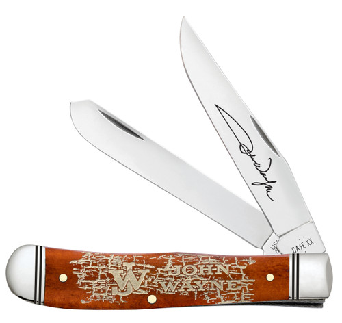 Case XX Smooth Chestnut Bone John Wayne Trapper Gift Set CA10721