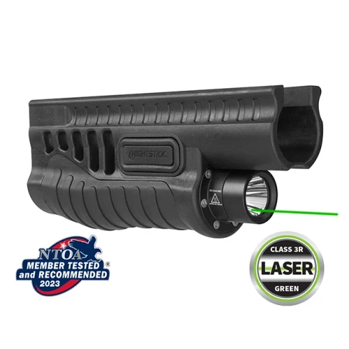 Nightstick Shotgun Forend Light 1200lm w/ Green Laser (Mossberg 500/590/Shockwave)