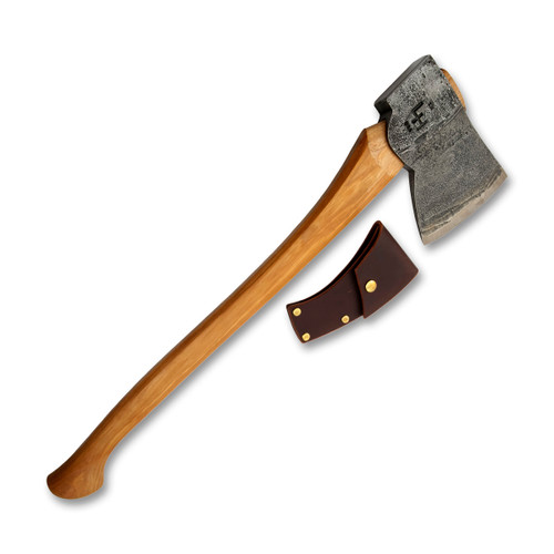 Hoffman Farm Axe - 26in Octagonal Hickory Handle Bulb End HOFFAOCTB26