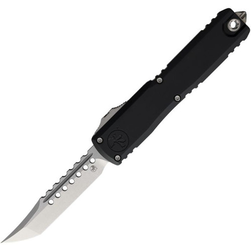 Microtech Ultratech Gen IV Signature Series OTF Automatic Stonewash Hellhound/Black AUMT1119410S