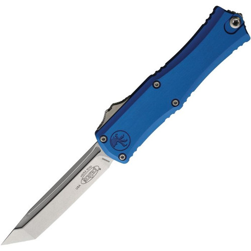 Microtech Mini Hera II OTF Auto Stonewash T/E Blue
