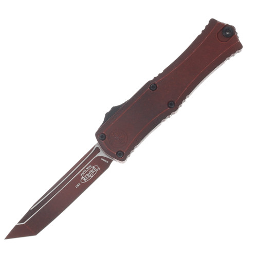 Microtech Mini Hera II OTF Auto Weathered Crimson Cerakote T/E AUMT1704M1WCM