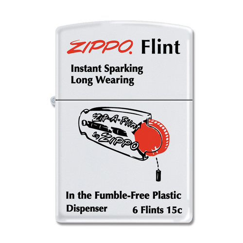 Zippo Vintage Flint Ad Lighter