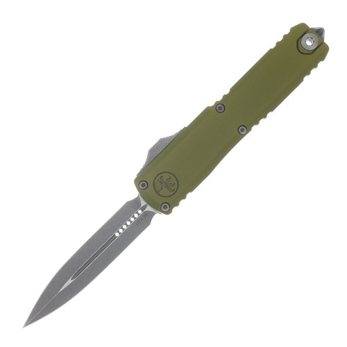 Microtech UTX-70 Gen IV OTF Automatic Apocalyptic S/E OD Green AUMT1147410APOD