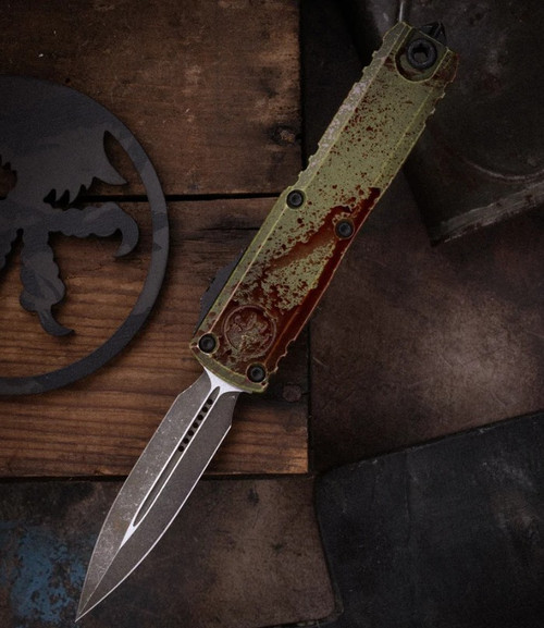 Microtech UTX-85 Gen IV Signature Series OTF Automatic Knife Outbreak D/E AUMT123241OBDS