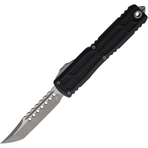 Microtech Signature Series Ultratech EX-ZBP Gen III Apocalyptic Hellhound/Black AUMT1119EX10APS