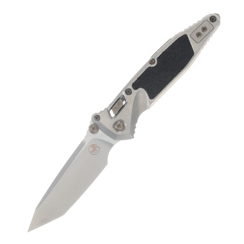 Marfione SOCOM RAM-LOK Folding Knife Stonewash T/E Stonewash Titanium with Flamed Titanium Accents MT161RL10MS5