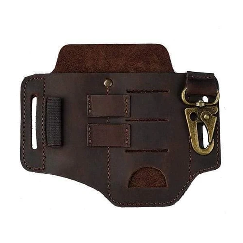 Viperade PJ16 EDC Leather Sheath for Multitools Brown PJ16BN