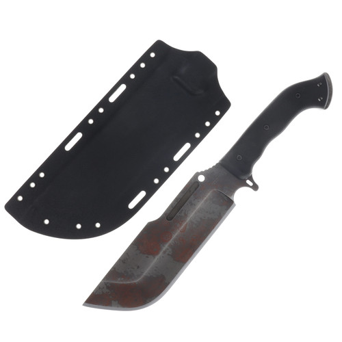 Work Tuff Gear Ares-C SK85 Copper Washed Black Smooth G-10 Grip Black Kydex Sheath SK85-CWBSG10GB