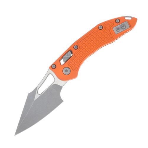 Microtech M-Stitch RAM-LOK Folder Apocalyptic Standard Frag Aluminum Orange MT169MRL10APFROR