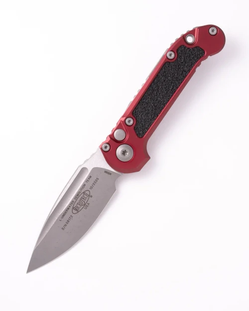 Microtech LUDT GEN III OTS Auto S/E Apocalyptic Standard Merlot AUMT113510APMR
