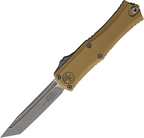 Microtech Hera II Mini OTF T/E Automatic Knife Apocalyptic Standard Tan