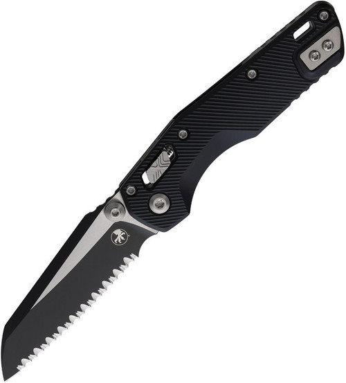 Microtech MSI Mini RAM-LOK Folding Knife Serrated Black Tactical