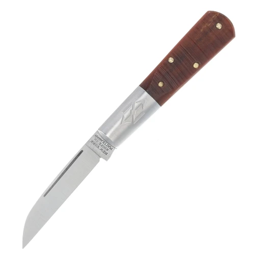 New York Knife Co. Mattewan Wharncliffe Appaloosa Sawcut Bone NYKM1506W-ASC