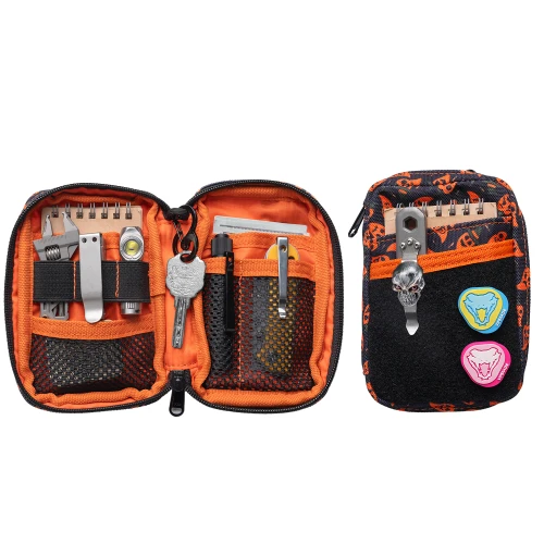 Viperade VE26 8 Pocket EDC Tool Pouch Organizer - Orange Spicy