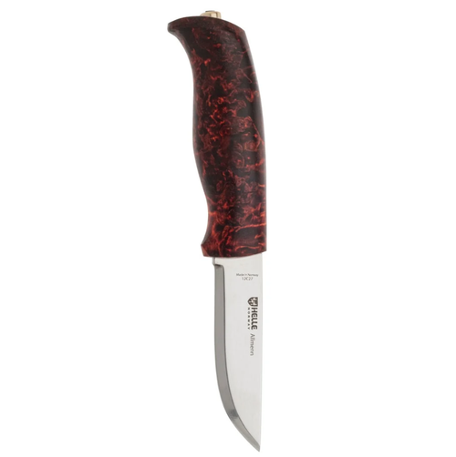 Helle Allmenn Fixed Blade Knife Satin 12C27/Curly Birch HF195040