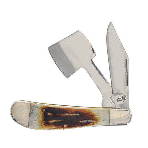 Frost Cherry Tree Chopper 2Bld. Folding Knife Second Cut Bone Handle FRK082SC