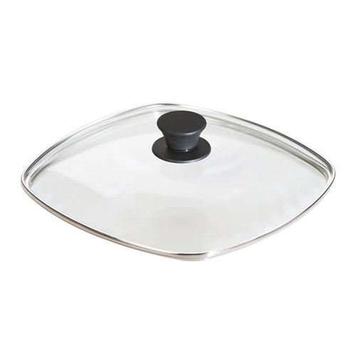 Lodge Cast Iron 10.5-Inch Square Glass Lid
