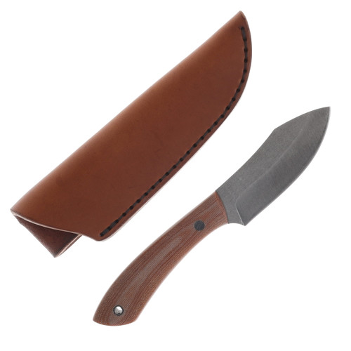 Red Crow PRO Series Nessmuk ProCut Carbon Steel/Natural Canvas Micarta RCPRONN