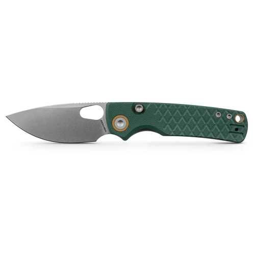 Vosteed Porcupine Top Liner Lock Folder Green G-10 Handle Satin 14C28N Blade