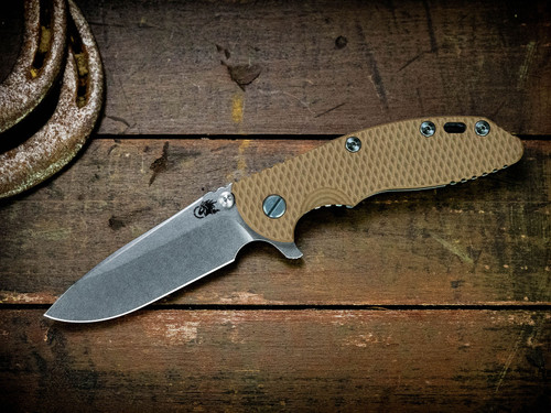 Hinderer XM-18 3.5 Spearpoint Tri-Way Folder Coyote G-10 Working Finish Frame SW Blade KXM35SPETWWFSWBLDCOY