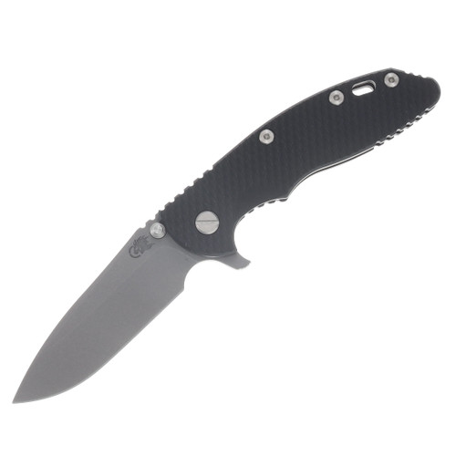 Hinderer XM-18 3.5 Spearpoint Tri-Way Folder Black G-10 Battle Black - Working Finish KXM35SPETWBBKWFBLDBK