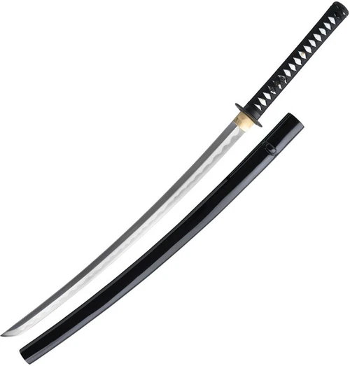 CAS Hanwei Practical XL Katana Black Handle 28.5in Plain Blade