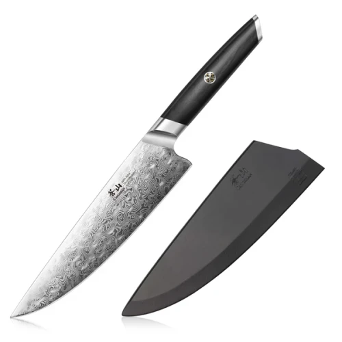 Cangshan Aira 8in Chef's Knife 135-Layer Damax™ Steel W/Sheath 10302402