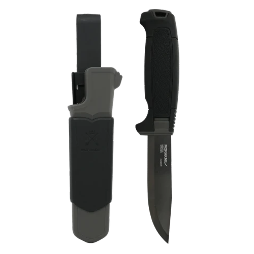 Morakniv Amberg Black Blade DLC Carbon Steel Black Skies
