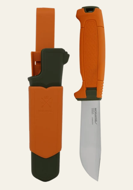 Morakniv Amberg Full Flat Hunting S Stainless Steel Burnt Orange MK202201
