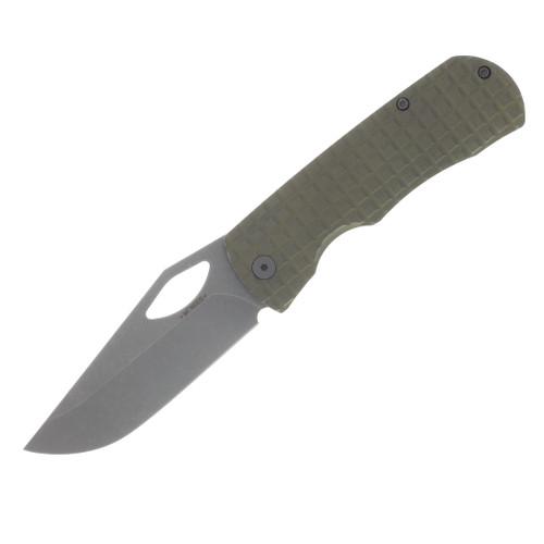 McNees 3.25 Little Dixon Frag Green/Bronze Atomic Magnacut Blade MCLITTLEDIXFGGNBZA