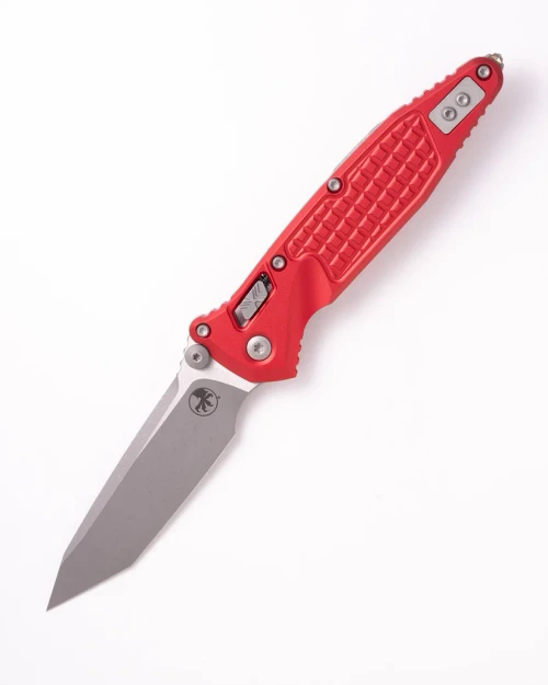 Microtech Socom Elite RAM-LOK Frag Red Aluminum Apocalyptic Tanto