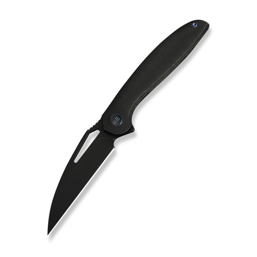 WE Knife Co Tiercel Folding Knife Black Titanium Black Stonewash Magnacut WE26021-1
