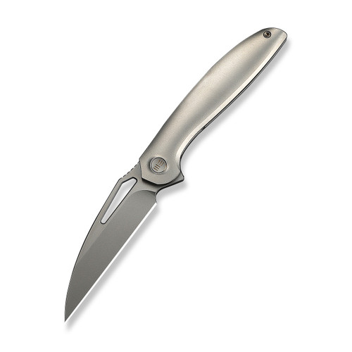 WE Knife Co Tiercel Folding Knife Gray Titanium Stonewash Magnacut WE26021-2