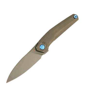 Reate VK-FUX Folder Darkwashed - 3.3in Darkwashed Elmax Drop Point REVK-FUX-1