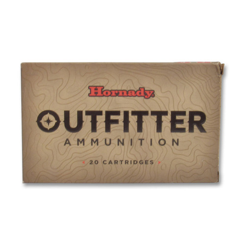 Hornady Outfitter 7mm Remington Magnum Ammo 150 Grain Brass 20 Rounds  GMX LF