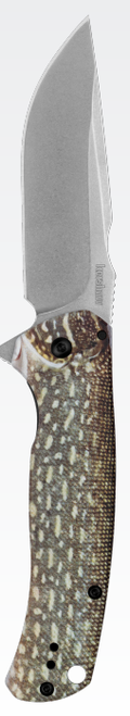 Kershaw Scour AO Folding Knife Northern Pike 8Cr13MoV Drop Point KS1416NP