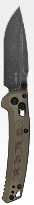 Kershaw Continental Folder FDE 3.35in Black Oxide Blackwash Magnacut Drop Point KS6200